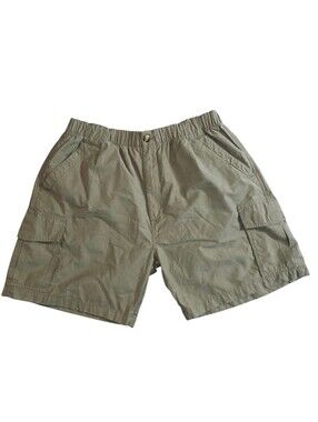 VNTG OP Ocean Pacific Cargo Shorts Mens  Olive Green Skateboard Surfer  Size XL